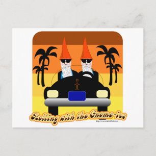 Cartão Postal Rolando com os Gnom-ies