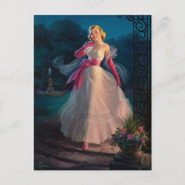 Cartão Postal Rolar à Lua (Frente)