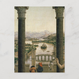 Cartão Postal Rolin Madonna, c.1435