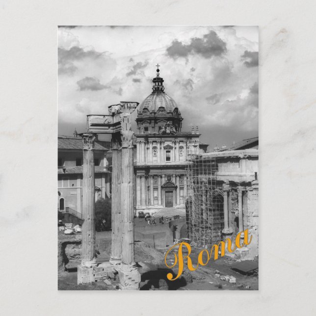 Cartão Postal Roma (Frente)