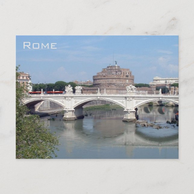 Cartão Postal Roma - Castel Sant Angelo (Frente)