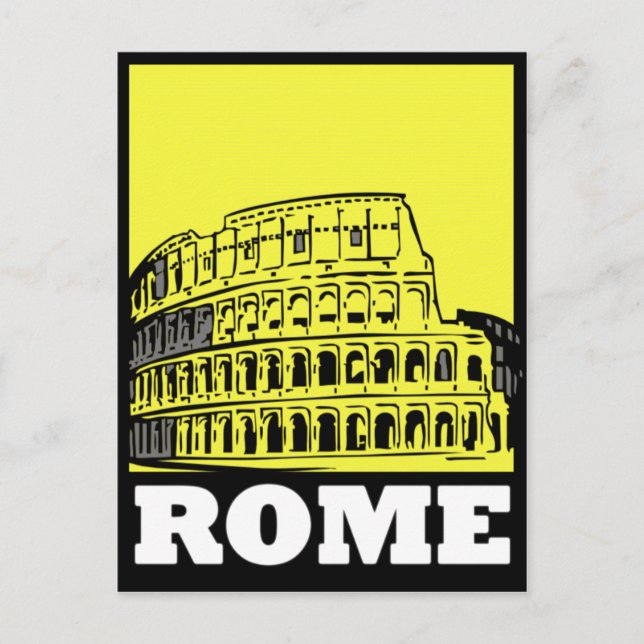 Cartão postal Roma Design (Frente)
