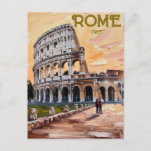 Roma Imprimível Itália Colosseum Viagem Art Vintag