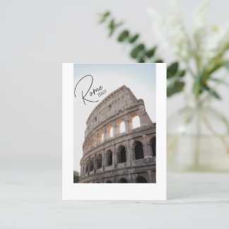 Cartão Postal Roma, Itália. Colosseum