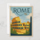 Cartão Postal Roma, Itália Colosseum (Frente/Verso)