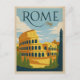 Cartão Postal Roma, Itália Colosseum (Frente)