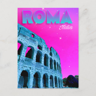 Cartão Postal Roma, Italia - Rome, Italy - Colosseum Postcard