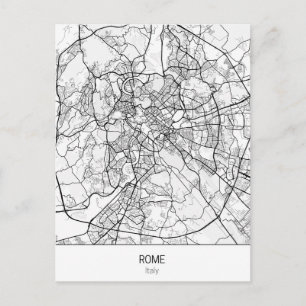 Cartão Postal Roma minimalista Itália