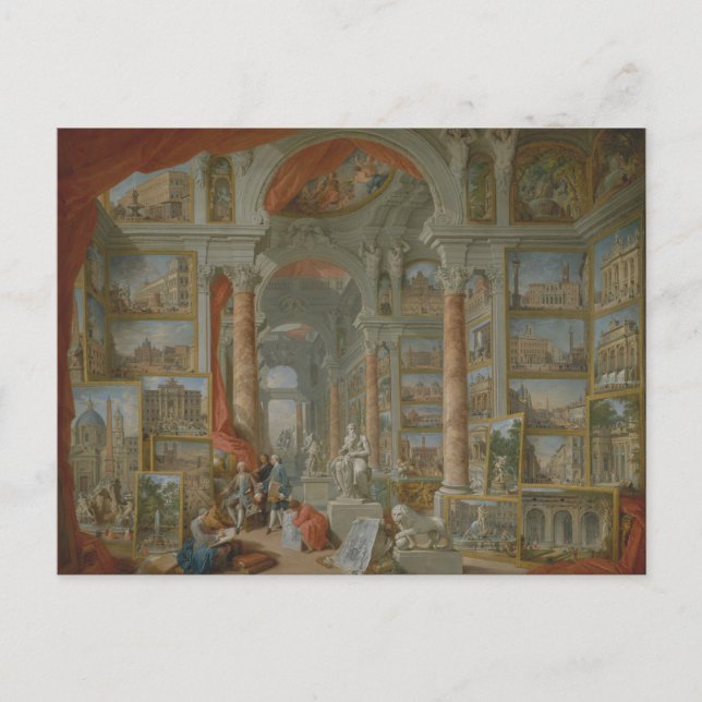 Cartão Postal Roma Moderna (Frente)