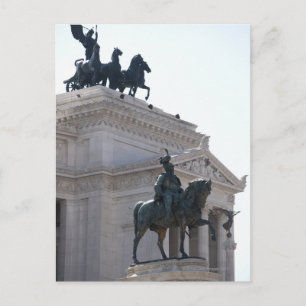 Cartão Postal Roma. monumento Vittorio Emanuele