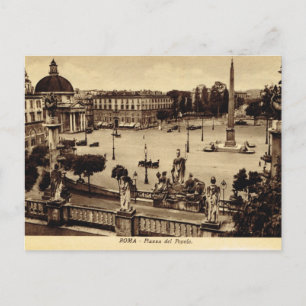 Cartão Postal Roma,Piazza del Paulo