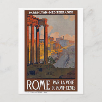 Cartão Postal "Roma" Viagens vintage