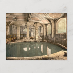 Cartão Postal Roman Baths and Abbey V, Bath, Somerset, Inglaterr