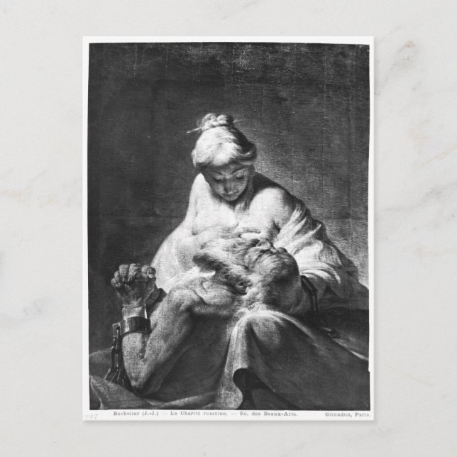 Cartão Postal Roman Charity (Frente)