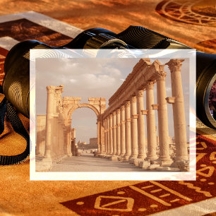Cartão Postal Roman Ruins, Palmyra, Síria
