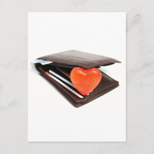 Cartão Postal Romance de Wallet