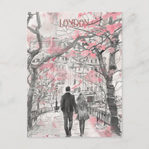 Cartão Postal Romance em Londres