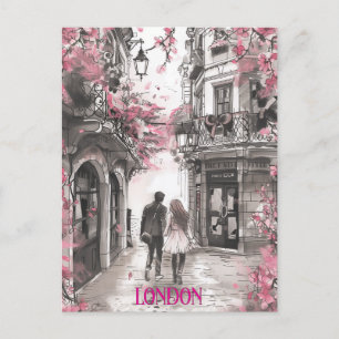 Cartão Postal Romance em Londres
