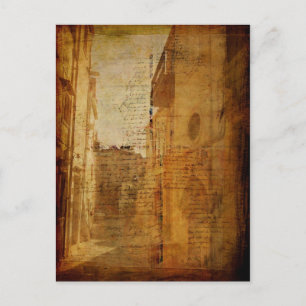 Cartão Postal Romance em Pedra