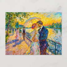 Romance Impressionista ao Pôr do Sol na Trilha Rib