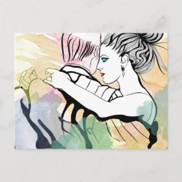 Cartão Postal Romance Tango