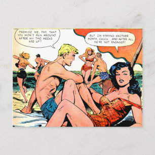 Cartão Postal Romance temporário