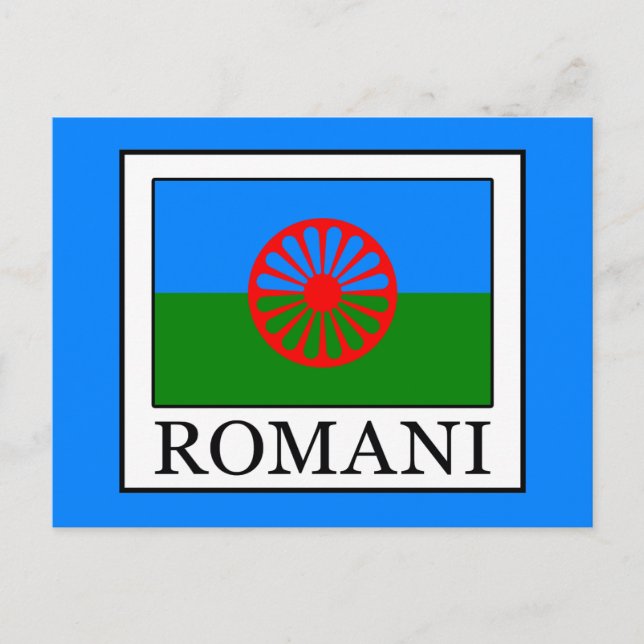 Cartão Postal Romani (Frente)
