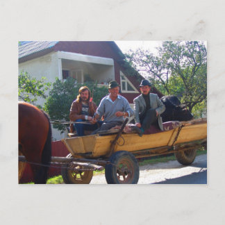 Cartão Postal Romania, Moldova, a noite comuta