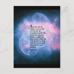 Cartão Postal Romanos 12:2