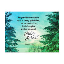 Romanos 8:15 Nós gritamos "Pai Abba"