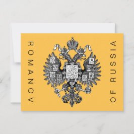 Cartão postal ROMANOV DA RÚSSIA