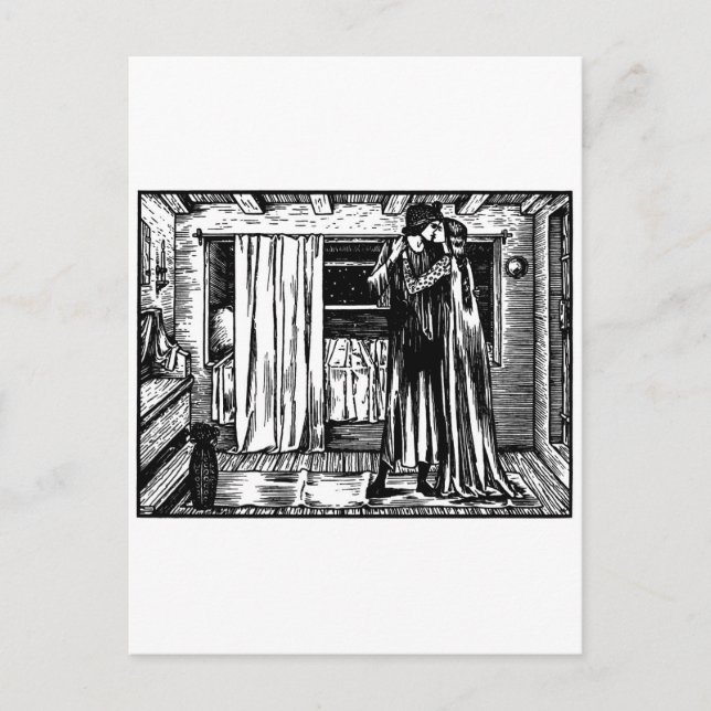 Cartão Postal romântico (Frente)