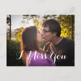 Cartão Postal Romântico com Foto Personalizada 'Eu