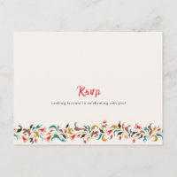 Romântico Moderno Coroa Floral Elegante Casamento