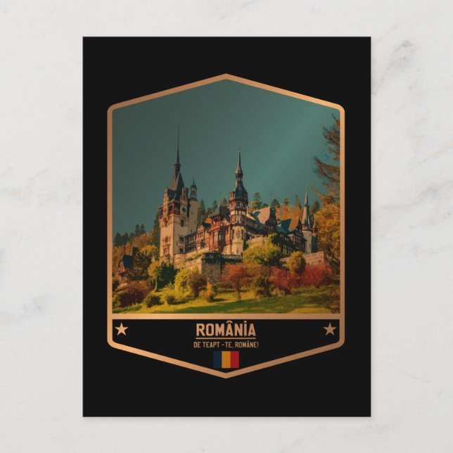 Cartão Postal Romênia (Frente)