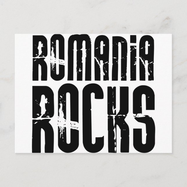 Cartão Postal Romênia Rocks (Frente)