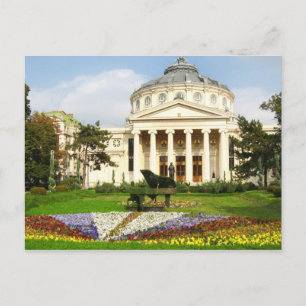 Cartão Postal Romeno Atheneum