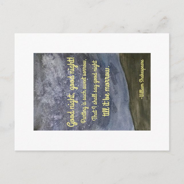 Cartão Postal Romeu e Julieta (Frente)