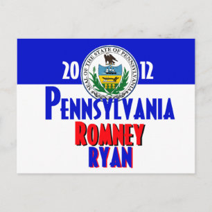 Cartão Postal Romney Ryan