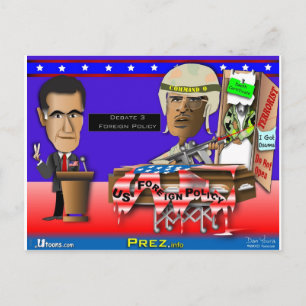 Cartão Postal Romney vs Comando O
