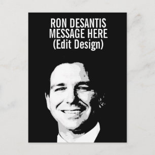 Cartão Postal Ron Desantis Personalizado