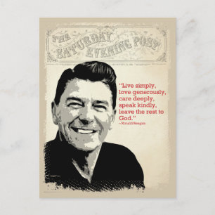 Cartão Postal Ronald Reagan Cote