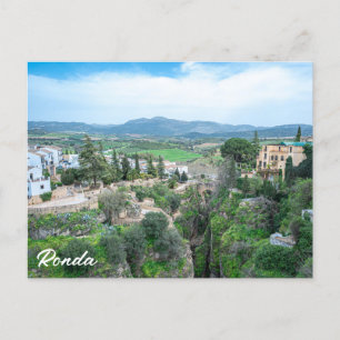 Cartão Postal Ronda, antiga cidade da Andaluzia, Espanha