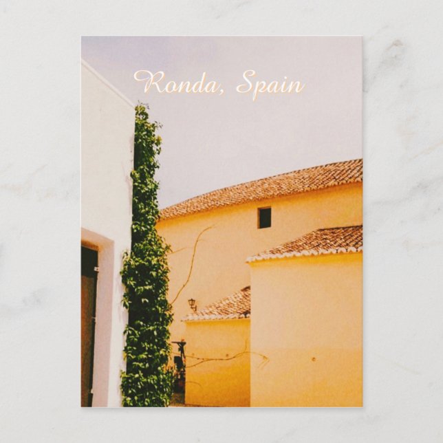 Cartão Postal Ronda, Málaga, Espanha (Frente)