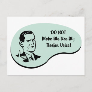 Cartão Postal Roofer Voice