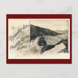 Cartão Postal Roosevelt Dam Vintage