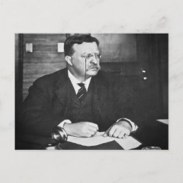 Cartão Postal Roosevelt ursinho no Trabalho em 1912