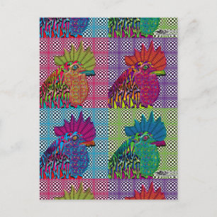 Cartão Postal Roosters ficaram em Psicose