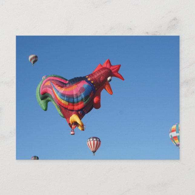 Cartão Postal Roostesr colorido (Frente)