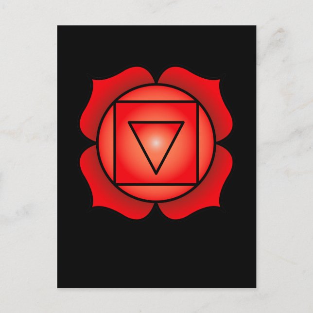Cartão Postal Root Chakra (Frente)